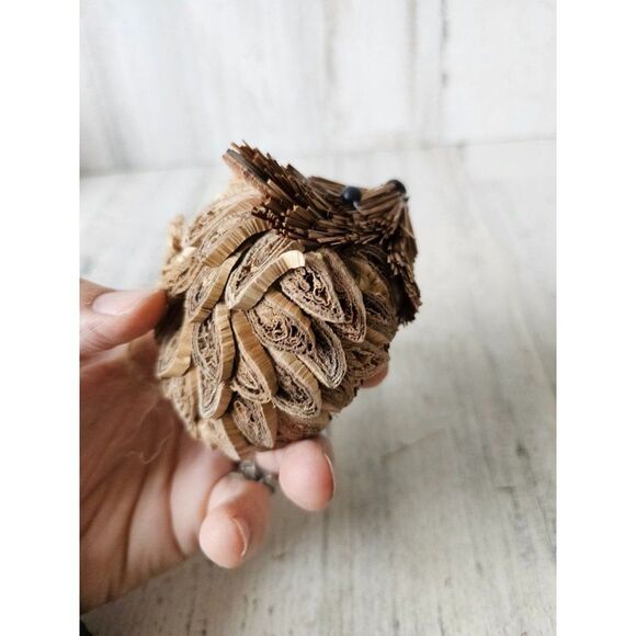 Porcupine realistic bottle brush ornament Xmas tree - Picture 6 of 9